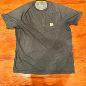 Carhartt Force Men's Grey and Black T-shirt